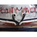 Original Porcelain Mobilgas Shield Sign w/Neon  52 IN W x 54 IN H 